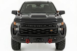 Chevy Silverado 1500 Bumper - Front - Rough Country - FXS - Mosaic Black - '23-'26